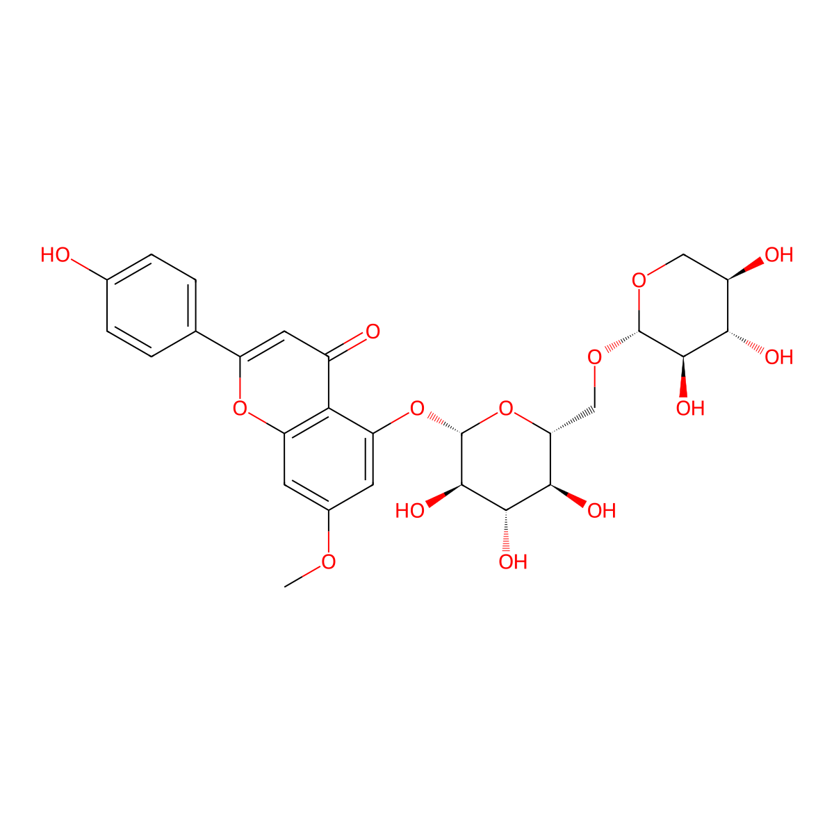 Yuankanin molecular structure, CAS 77099-20-8