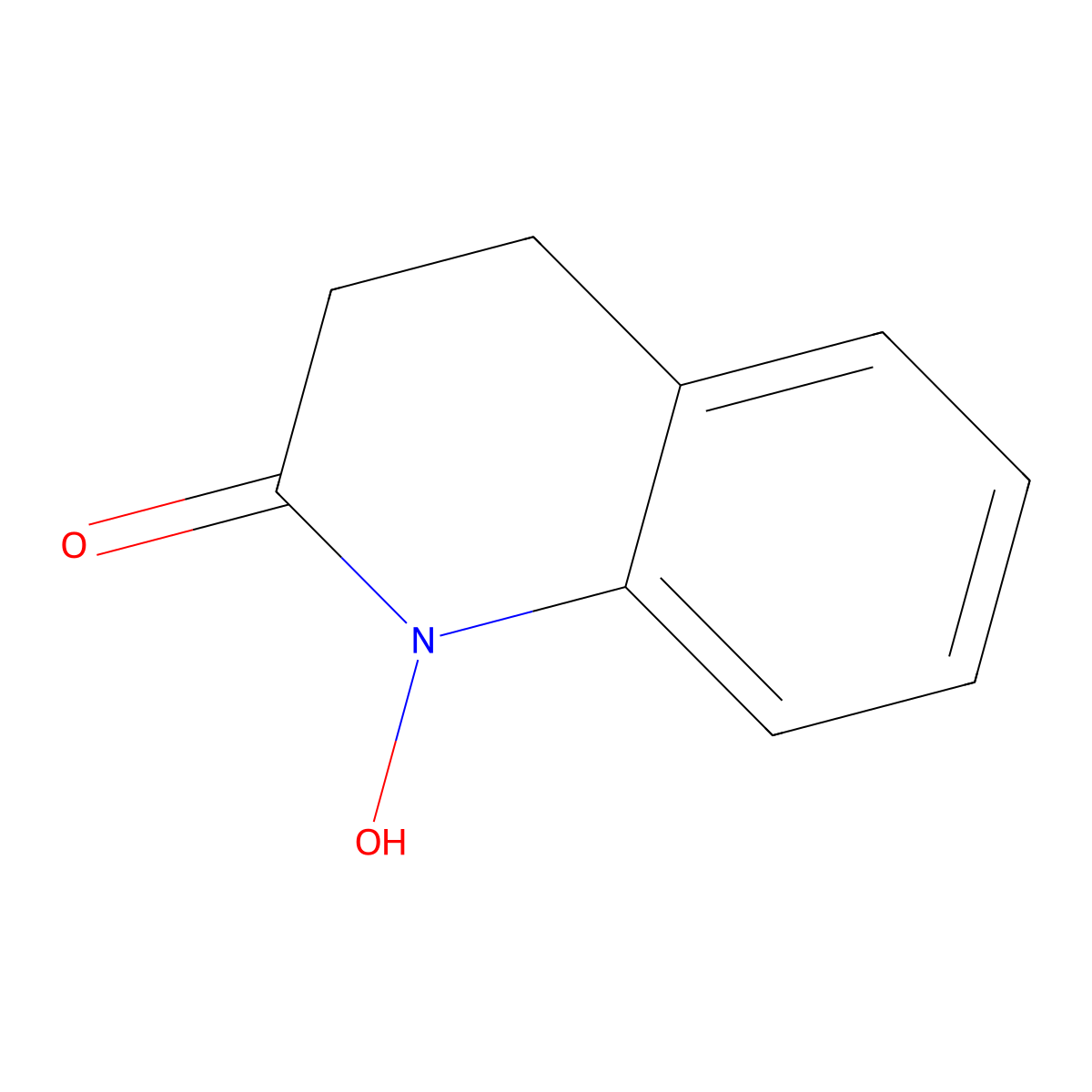 3,4-Dihydro-1-hydroxycarbostyril molecular structure, CAS 771-19-7