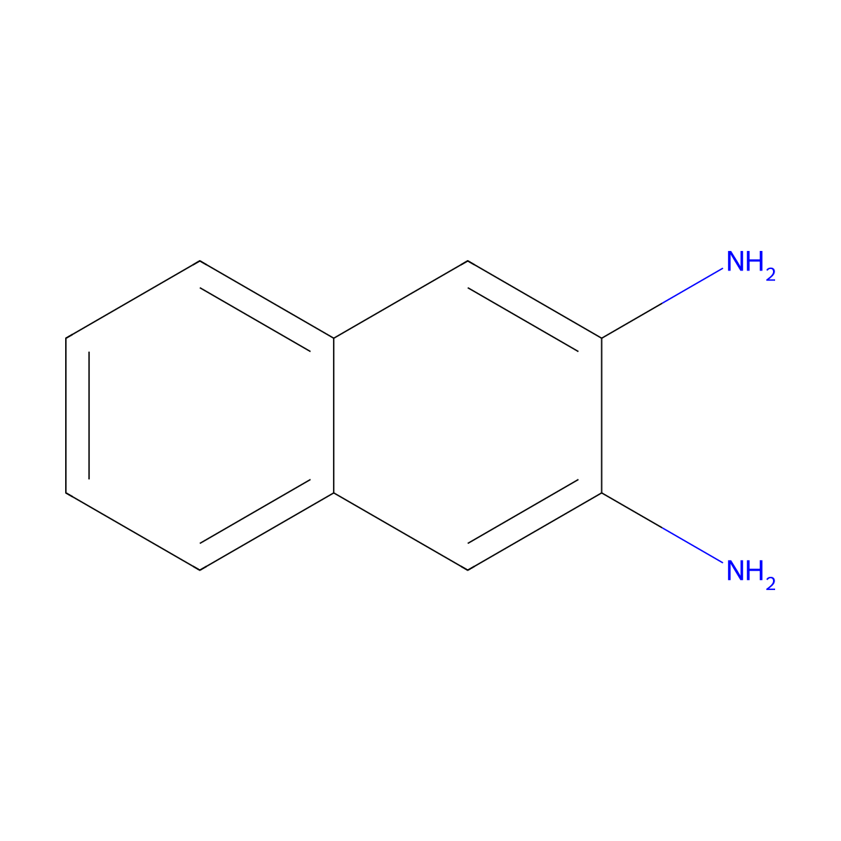 2,3-Diaminonaphthalene molecular structure, CAS 771-97-1