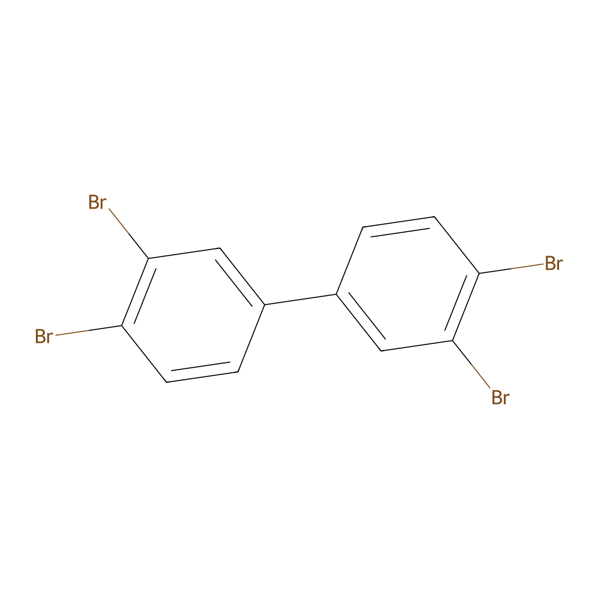 Pbb 77 molecular structure, CAS 77102-82-0