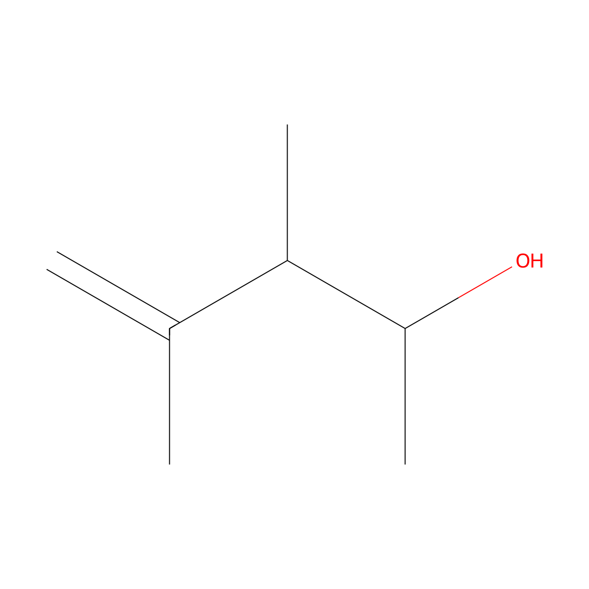 3,4-Dimethylpent-4-en-2-ol molecular structure, CAS 77103-97-0