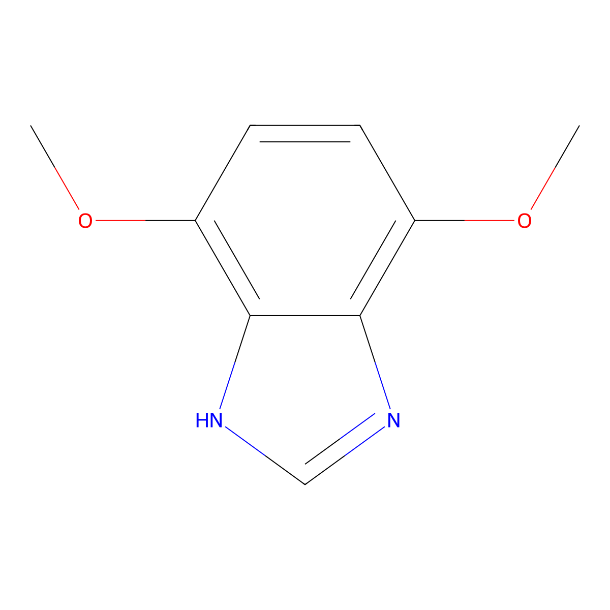 4,7-Dimethoxy-1H-benzimidazole molecular structure, CAS 7711-50-4