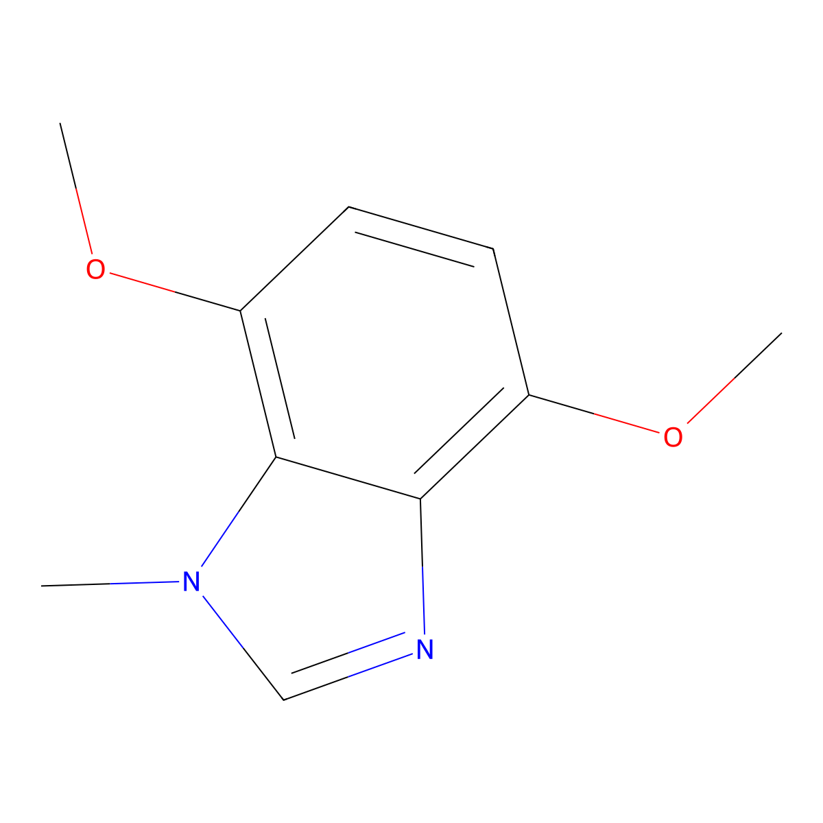 4,7-Dimethoxy-1-methyl-1H-benzimidazole molecular structure, CAS 7711-51-5