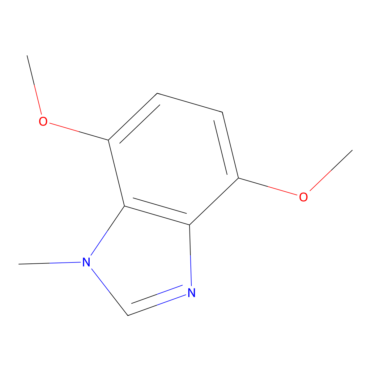 4,7-Dimethoxy-1-methyl-1H-benzimidazole molecular structure, CAS 7711-51-5