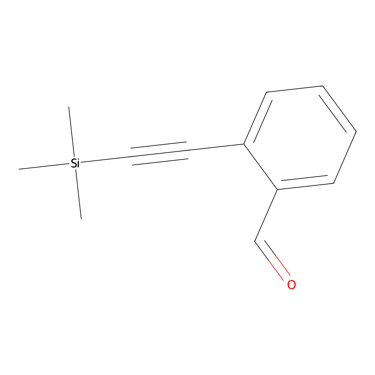 2-[(Trimethylsilyl)ethynyl]benzaldehyde molecular structure, CAS 77123-58-1