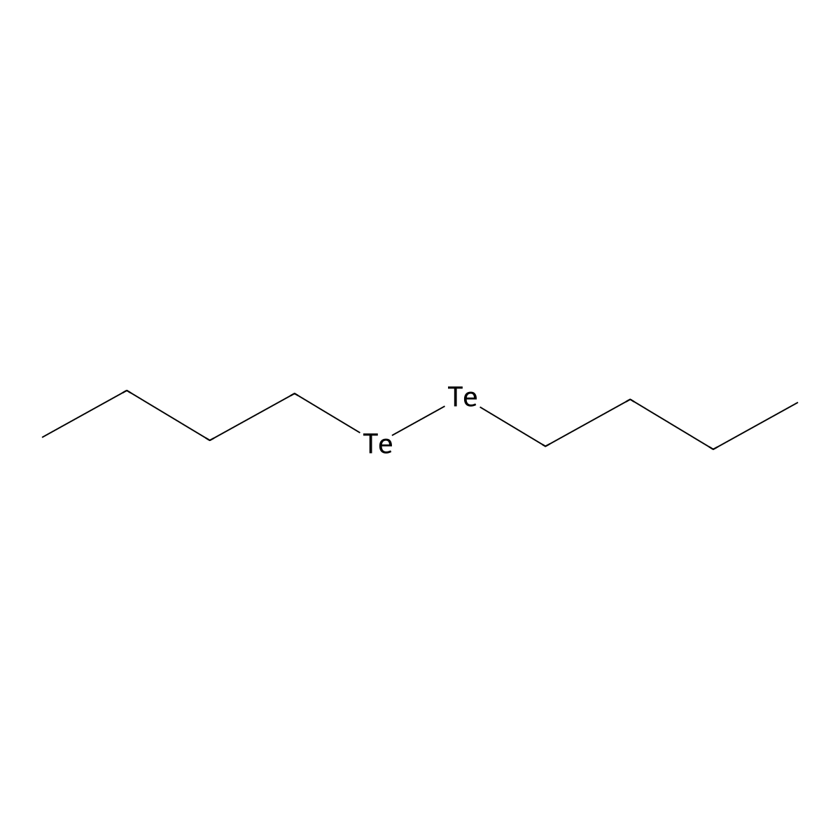 Dibutyl ditelluride molecular structure, CAS 77129-69-2