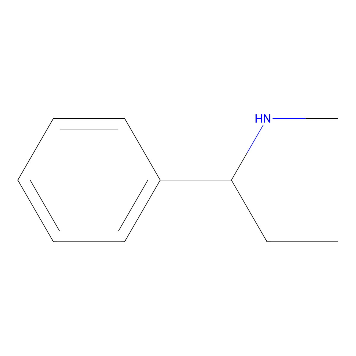 N-Methyl-1-phenylpropan-1-amine molecular structure, CAS 7713-71-5