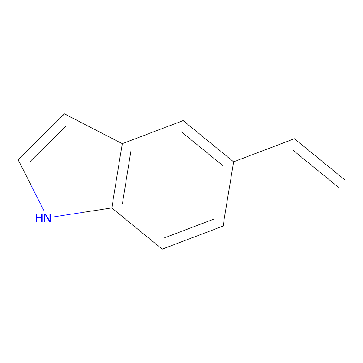 5-Ethenyl-1H-indole molecular structure, CAS 77132-99-1