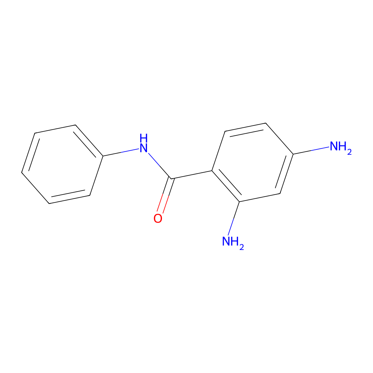 2,4-diamino-N-phenylbenzamide molecular structure, CAS 77142-69-9
