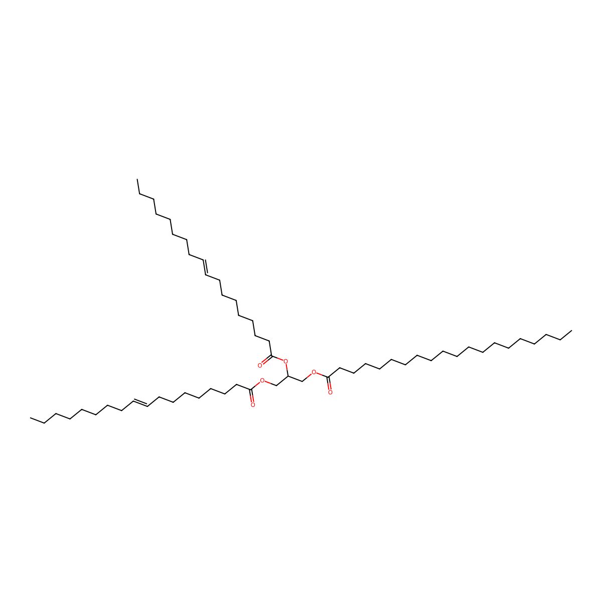 2,3-Bis[[(Z)-octadec-9-enoyl]oxy]propyl icosanoate molecular structure, CAS 77145-65-4