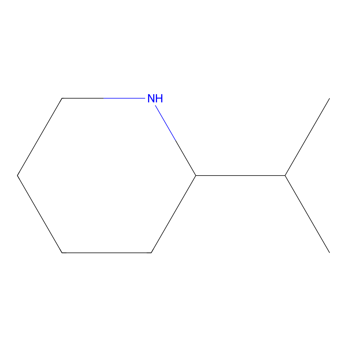 (R)-2-Isopropylpiperidine molecular structure, CAS 771475-82-2