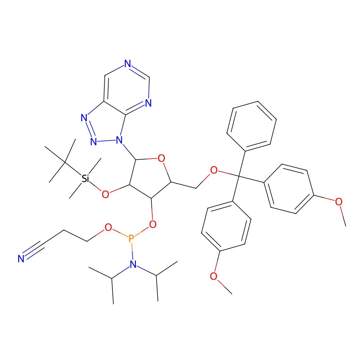 8-Azanebularine CE-Phosphoramidite molecular structure, CAS 771494-03-2
