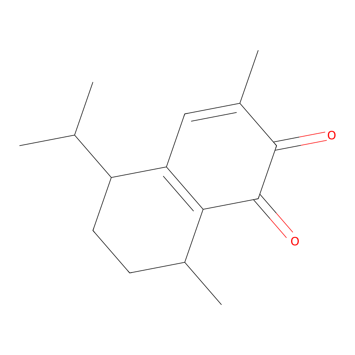 Mansonone A molecular structure, CAS 7715-94-8