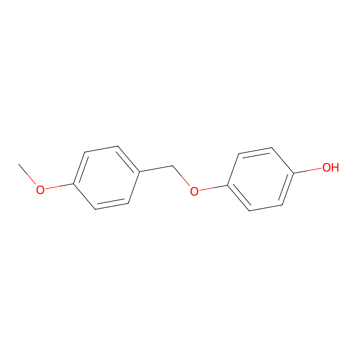 Phenol, 4-[(4-methoxyphenyl)methoxy]- molecular structure, CAS 77151-89-4