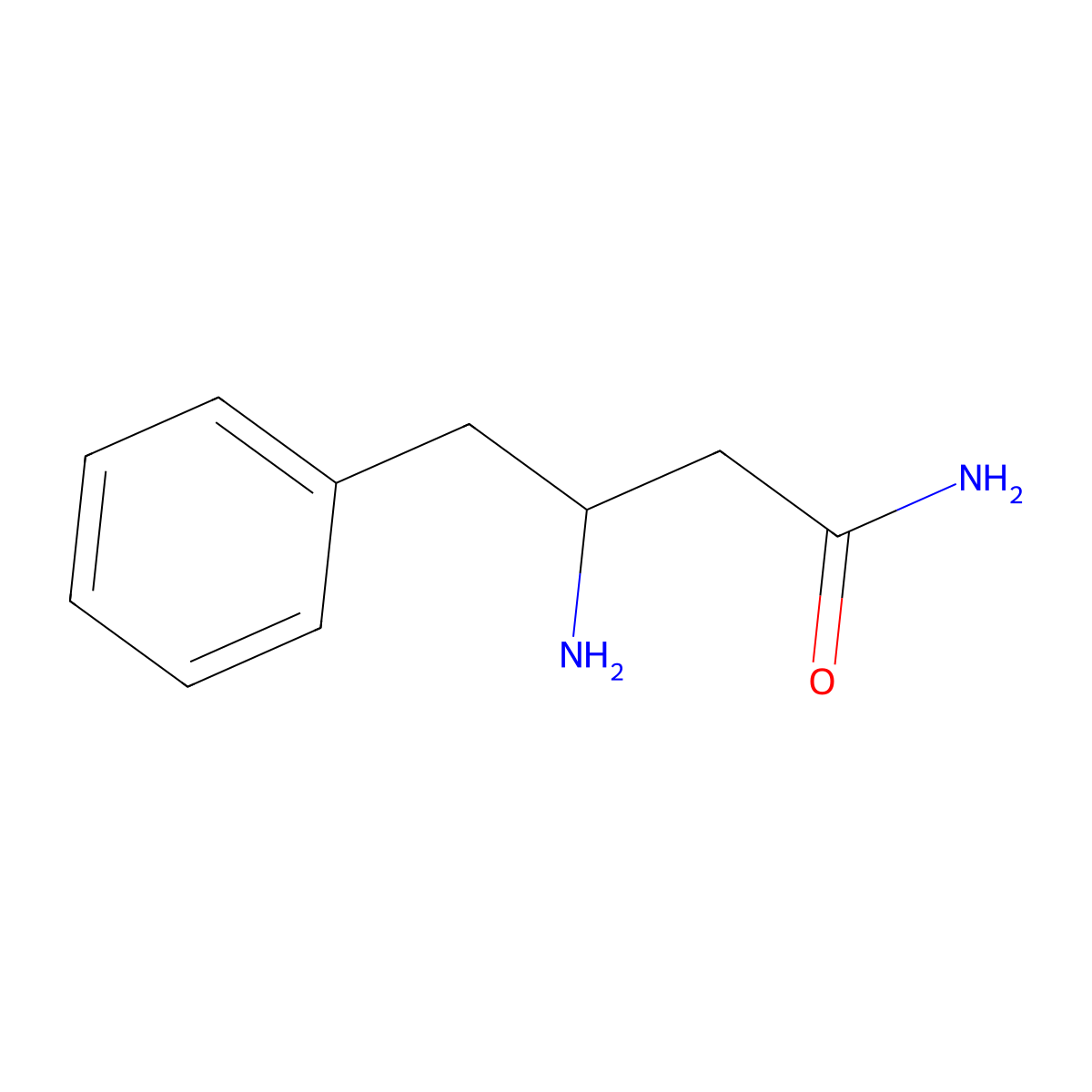 3-Amino-4-phenylbutanamide molecular structure, CAS 771528-46-2