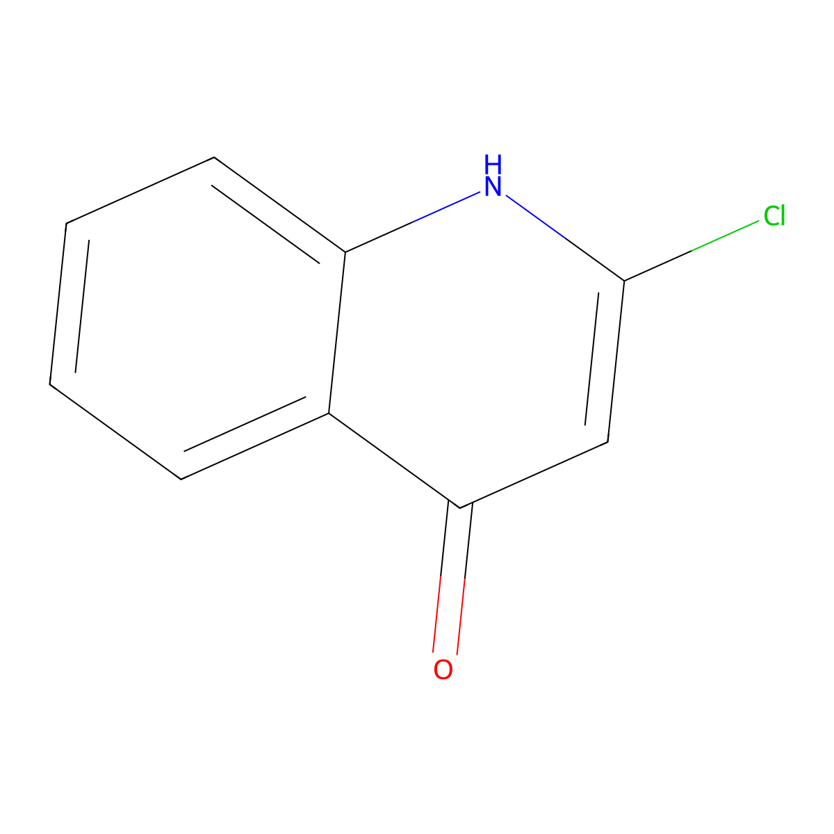2-Chloroquinolin-4(1H)-one molecular structure, CAS 771555-21-6
