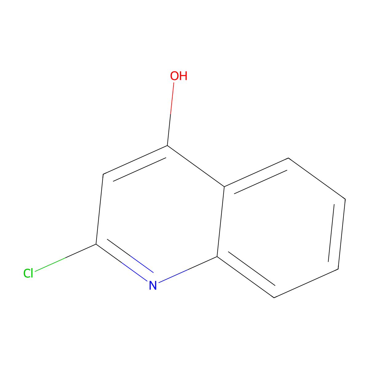 2-Chloroquinolin-4(1H)-one molecular structure, CAS 771555-21-6