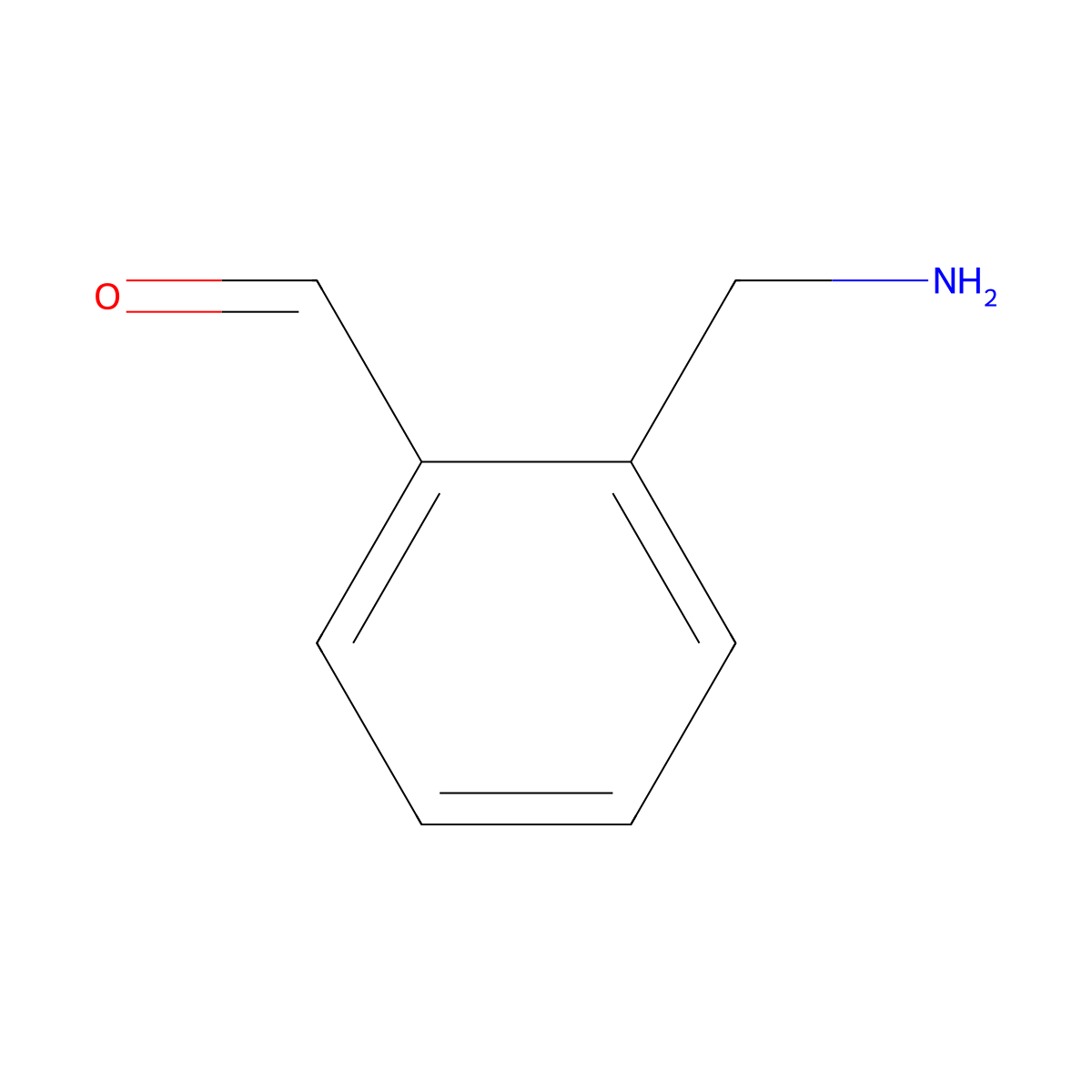 2-(Aminomethyl)benzaldehyde molecular structure, CAS 771573-43-4