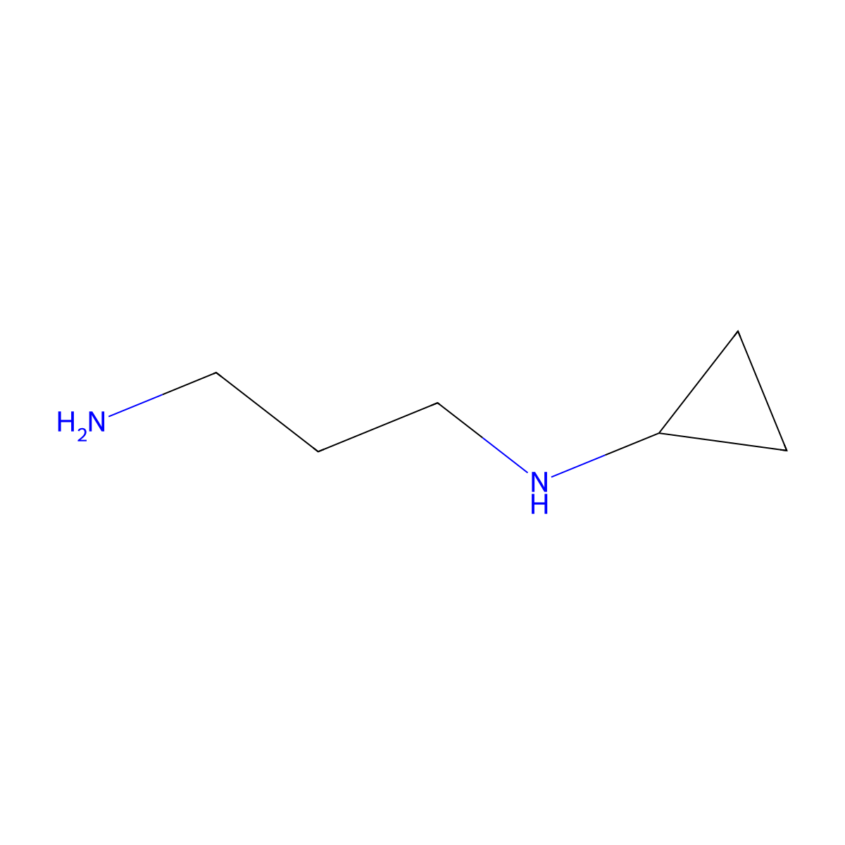 N1-Cyclopropylpropane-1,3-diamine molecular structure, CAS 771573-50-3