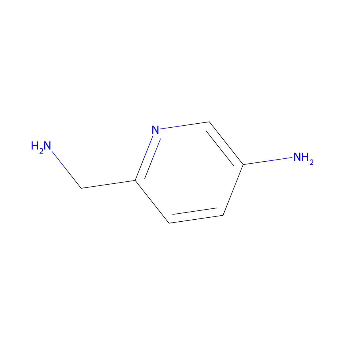 6-(Aminomethyl)pyridin-3-amine molecular structure, CAS 771574-03-9
