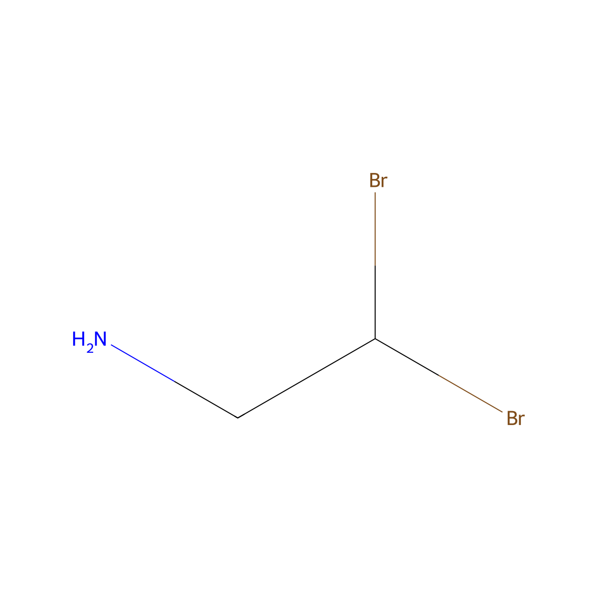 2,2-Dibromoethan-1-amine molecular structure, CAS 771579-25-0