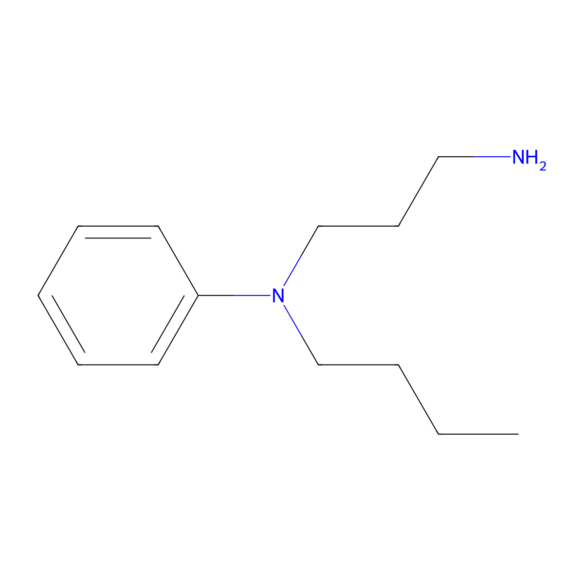 N-Butyl-N-phenylpropane-1,3-diamine molecular structure, CAS 771579-42-1
