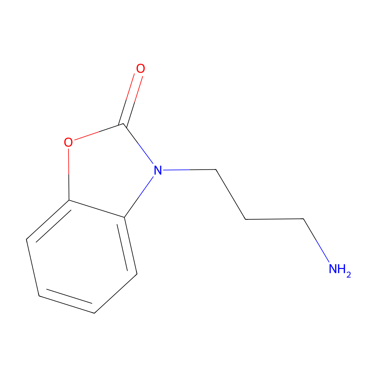 3-(3-Amino-propyl)-3H-benzooxazol-2-one molecular structure, CAS 771579-73-8