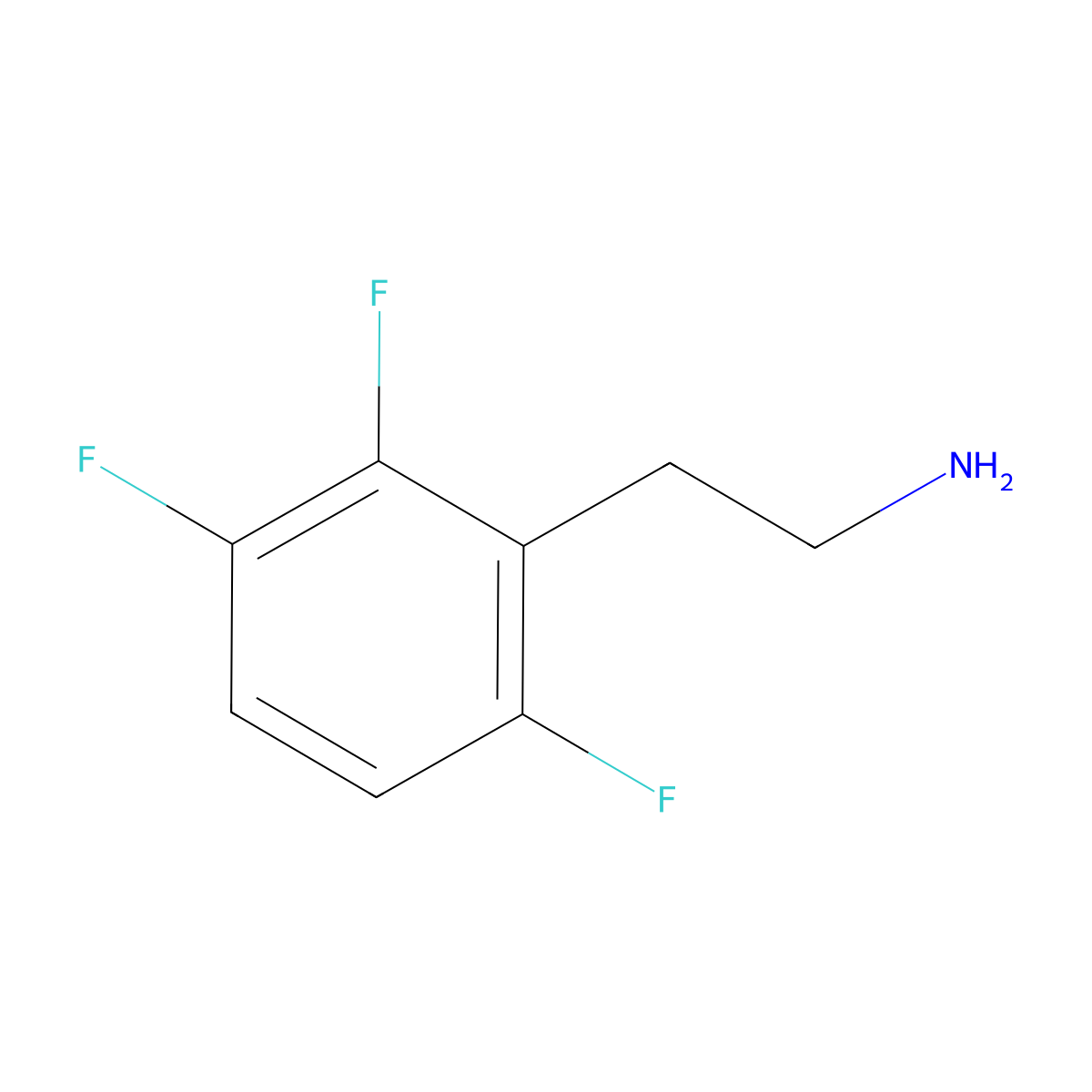 2-(2,3,6-Trifluorophenyl)ethan-1-amine molecular structure, CAS 771580-14-4
