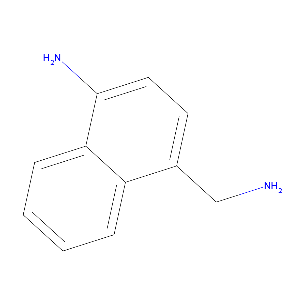 4-(Aminomethyl)naphthalen-1-amine molecular structure, CAS 771582-61-7