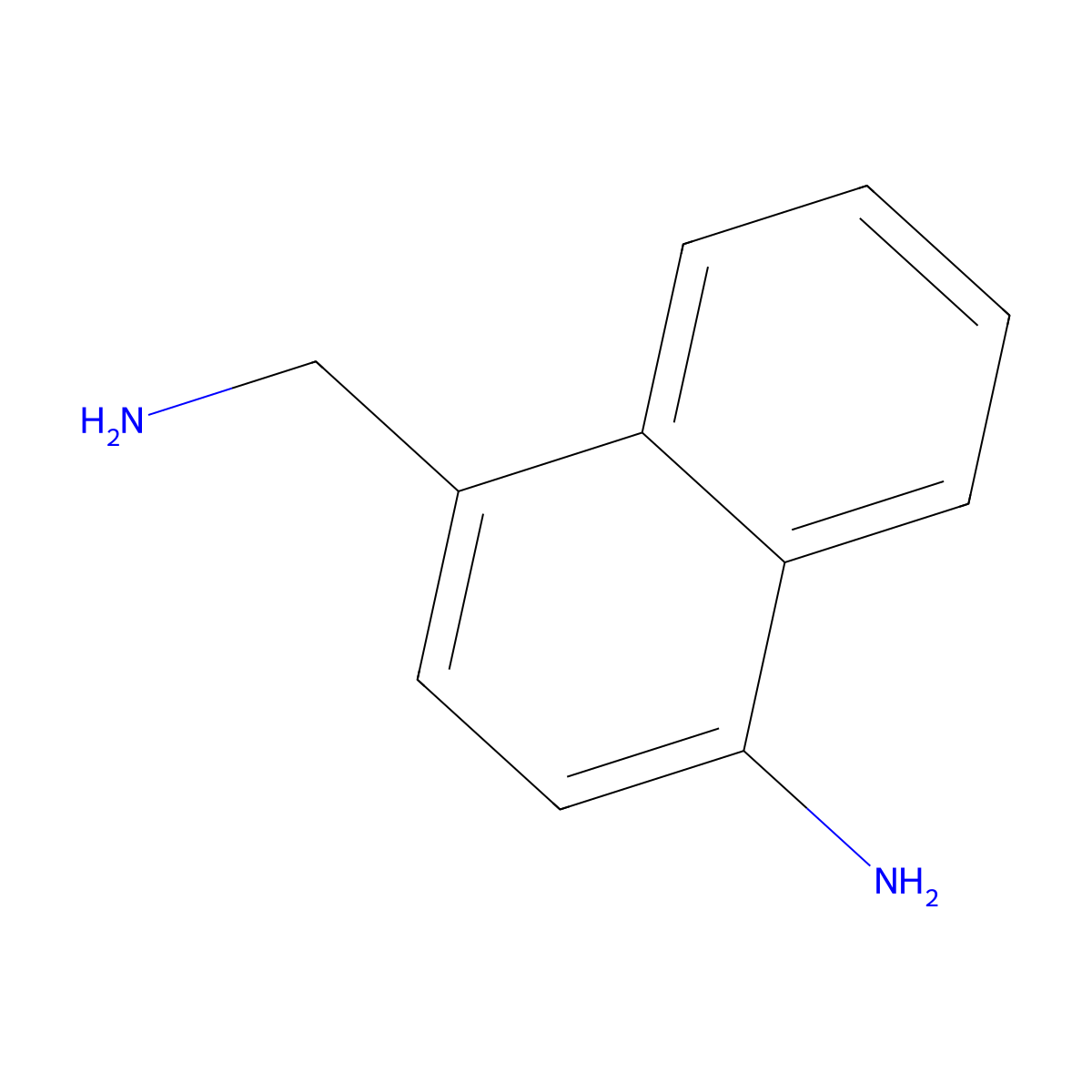 4-(Aminomethyl)naphthalen-1-amine molecular structure, CAS 771582-61-7