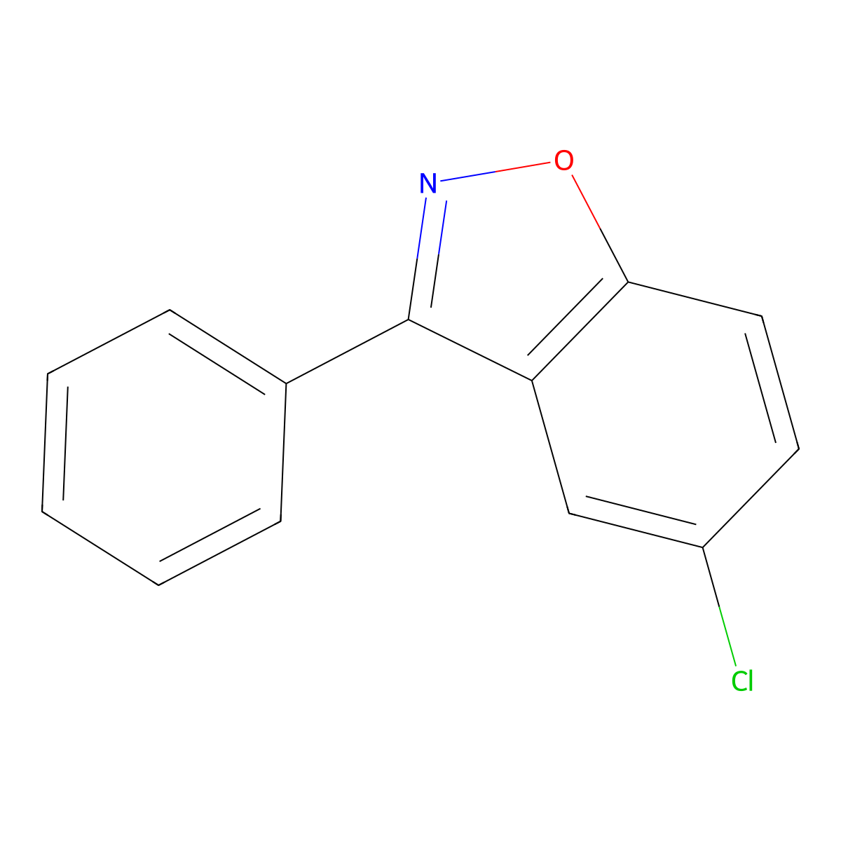 5-Chloro-3-phenylbenzo[d]isoxazole molecular structure, CAS 7716-88-3