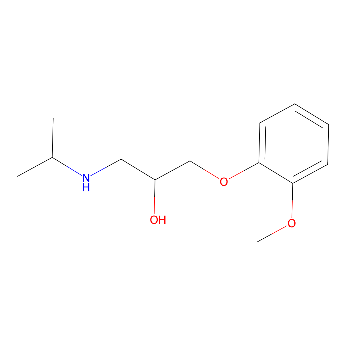 (-)-Moprolol molecular structure, CAS 77164-20-6