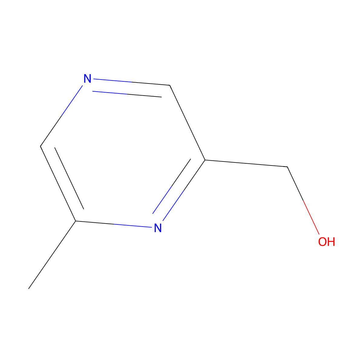 (6-Methylpyrazin-2-yl)methanol molecular structure, CAS 77164-93-3