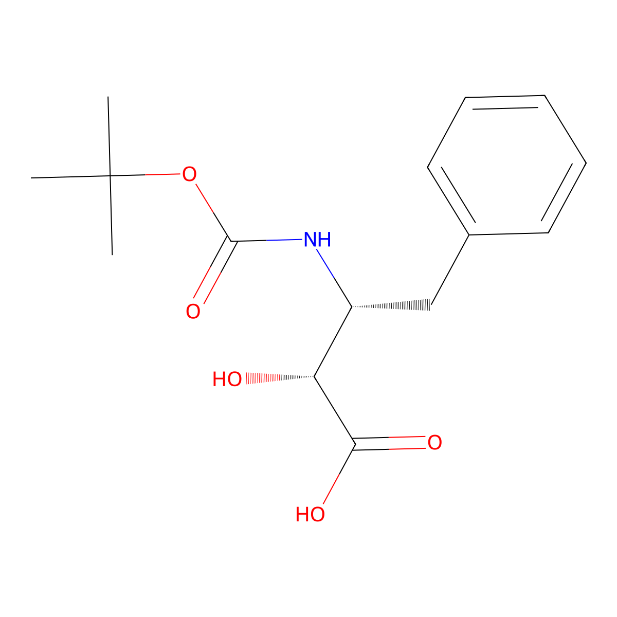 (2R,3R)-3-(Boc-amino)-2-hydroxy-4-phenylbutyric acid molecular structure, CAS 77171-41-6