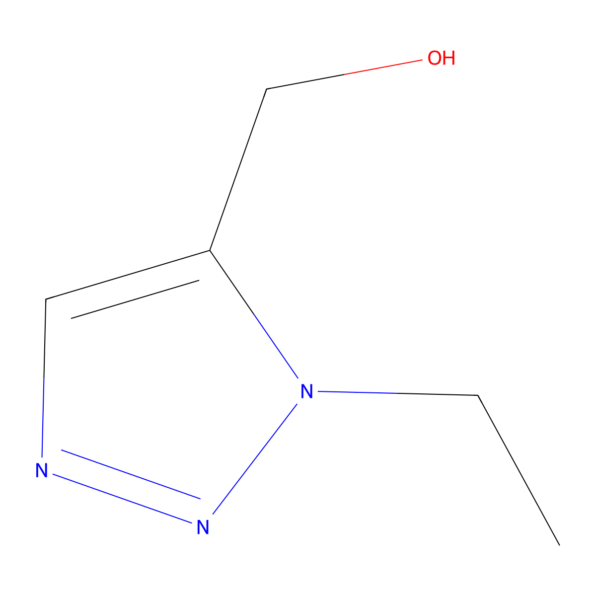 1-Ethyl-1H-1,2,3-triazole-5-methanol molecular structure, CAS 77177-13-0