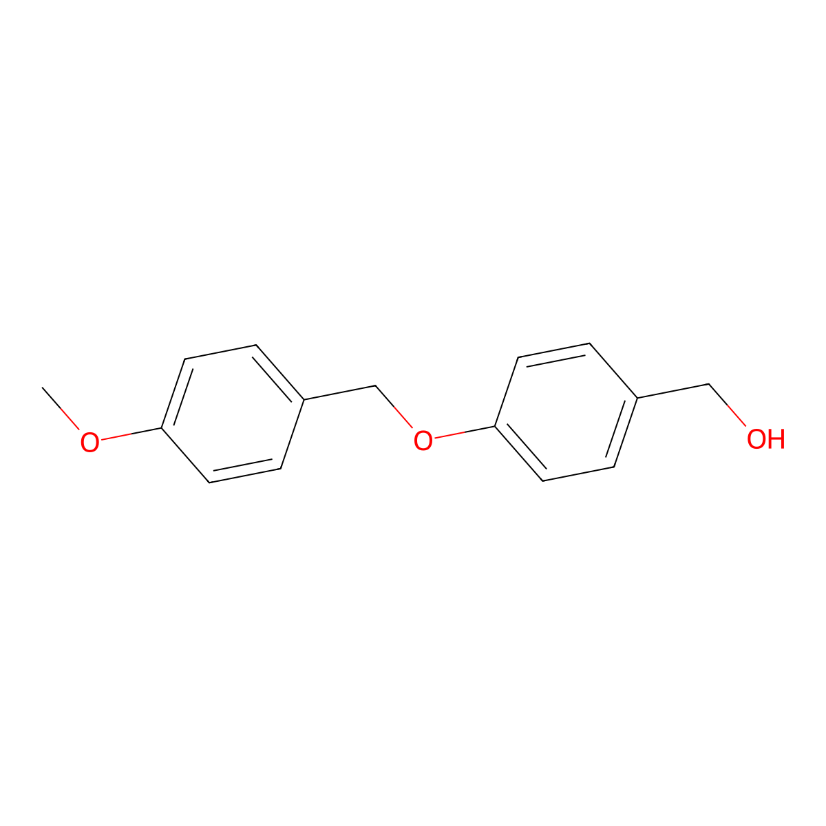 4-[(4-Methoxyphenyl)methoxy]benzenemethanol molecular structure, CAS 77182-74-2