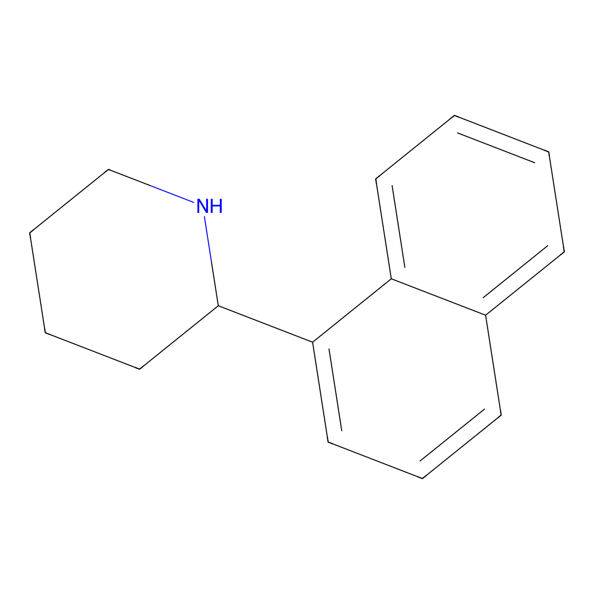 (R)-2-(Naphthalen-1-yl)piperidine molecular structure, CAS 77184-01-1