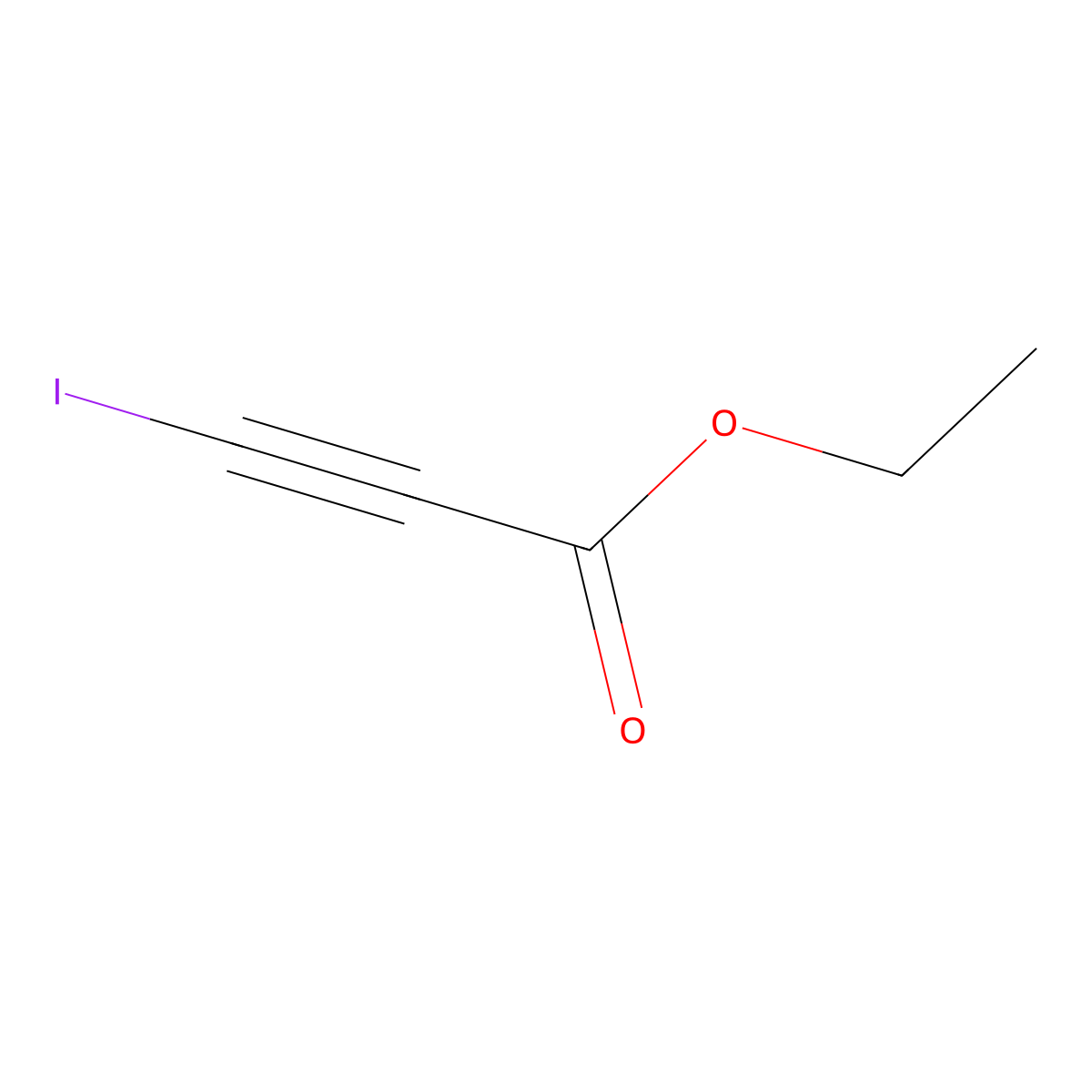 2-Propynoic acid, 3-iodo-, ethyl ester molecular structure, CAS 77190-24-0