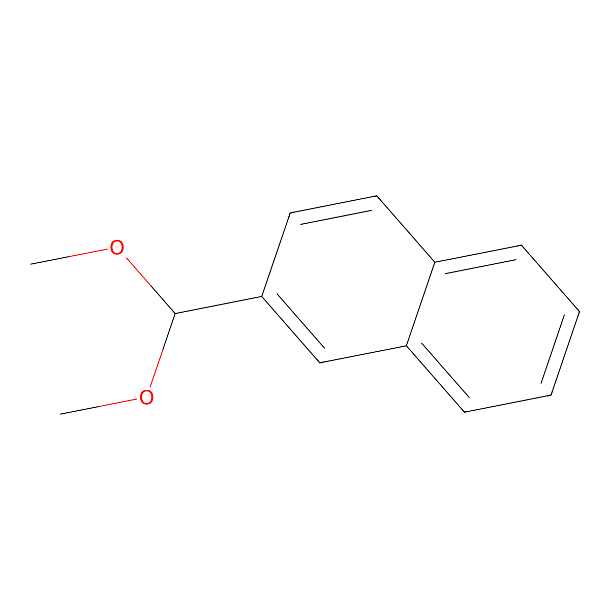 2-(Dimethoxymethyl)naphthalene molecular structure, CAS 77196-31-7