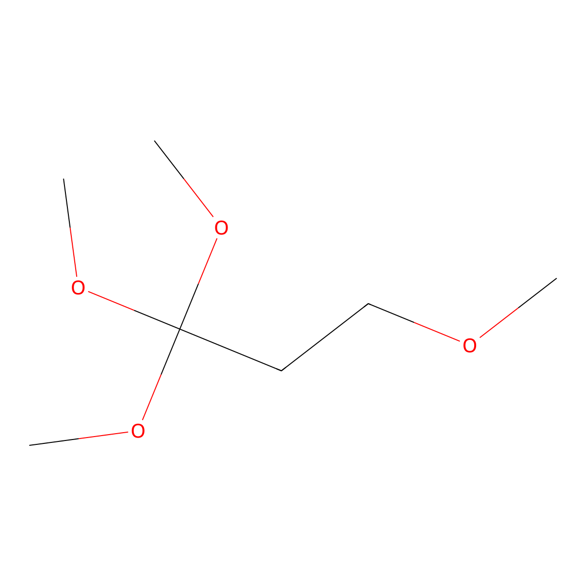 1,1,1,3-Tetramethoxypropane molecular structure, CAS 77197-59-2