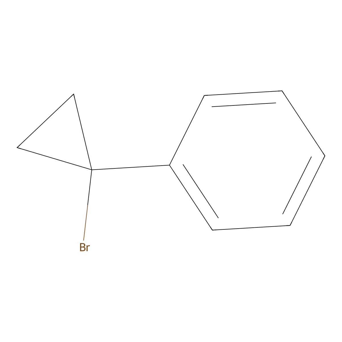 (1-Bromocyclopropyl)benzene molecular structure, CAS 77197-87-6