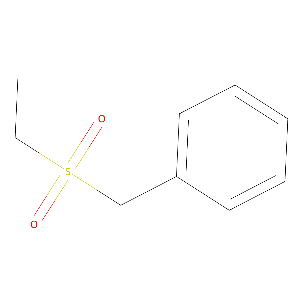 Benzyl ethyl sulfone molecular structure, CAS 772-47-4