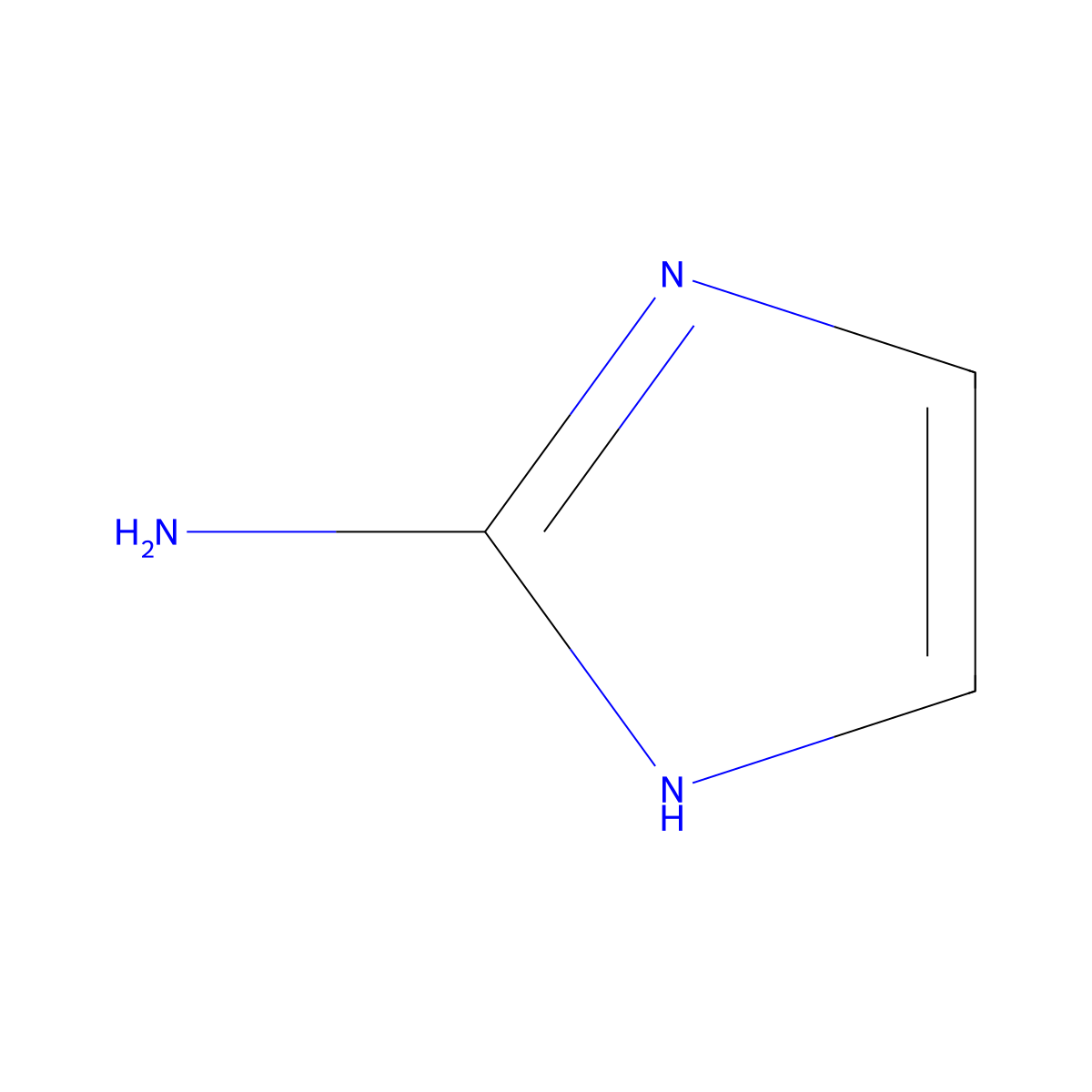 2-Aminoimidazole molecular structure, CAS 7720-39-0