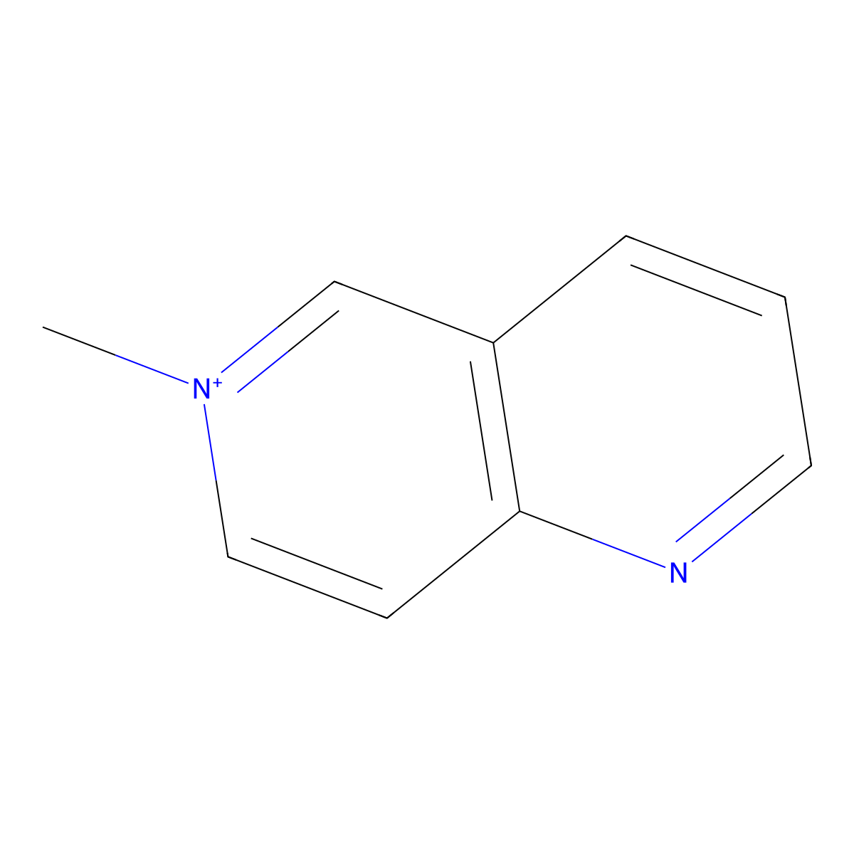 6-Methyl[1,6]naphthyridin-6-ium molecular structure, CAS 772277-54-0