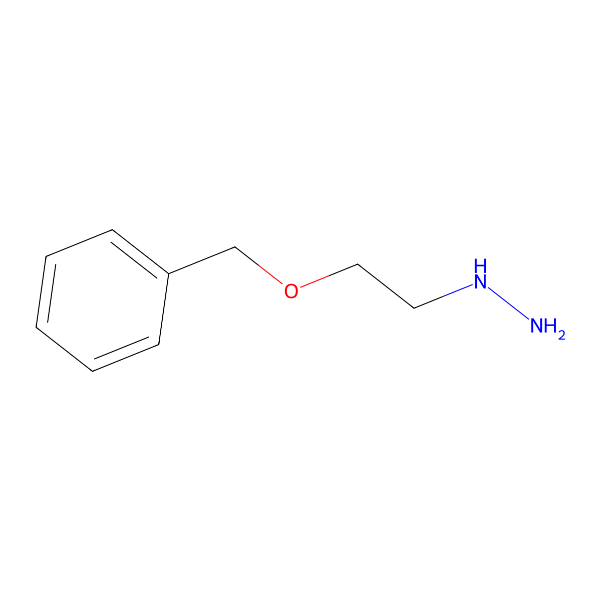 [2-(Benzyloxy)ethyl]hydrazine molecular structure, CAS 772292-56-5