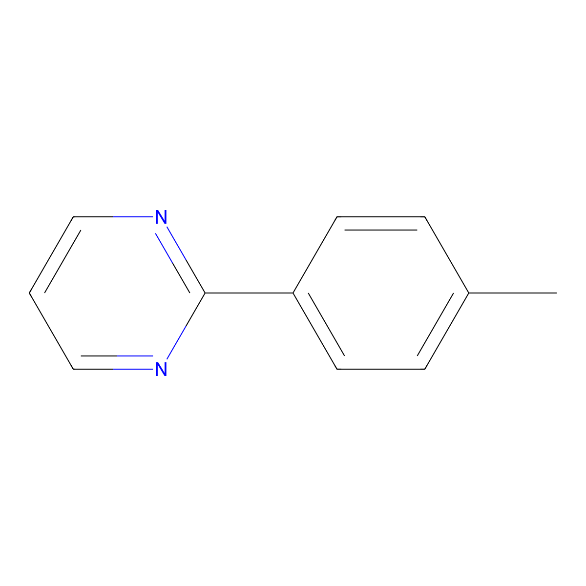 2-(p-Tolyl)pyrimidine molecular structure, CAS 77232-13-4