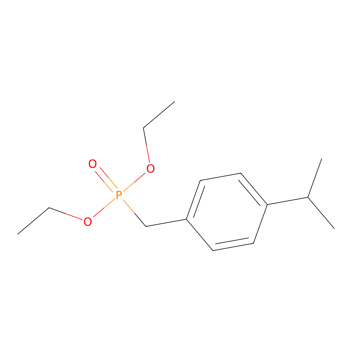 Diethyl (4-Isopropylbenzyl)phosphonate molecular structure, CAS 77237-55-9