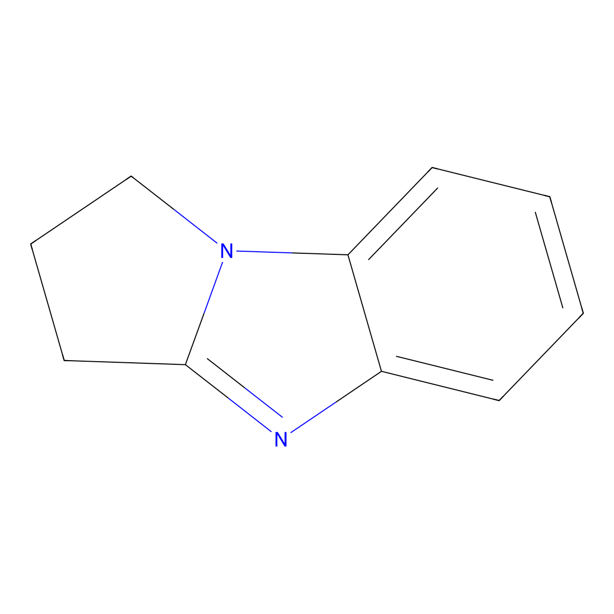 2,3-Dihydro-1H-pyrrolo[1,2-a]benzimidazole molecular structure, CAS 7724-48-3