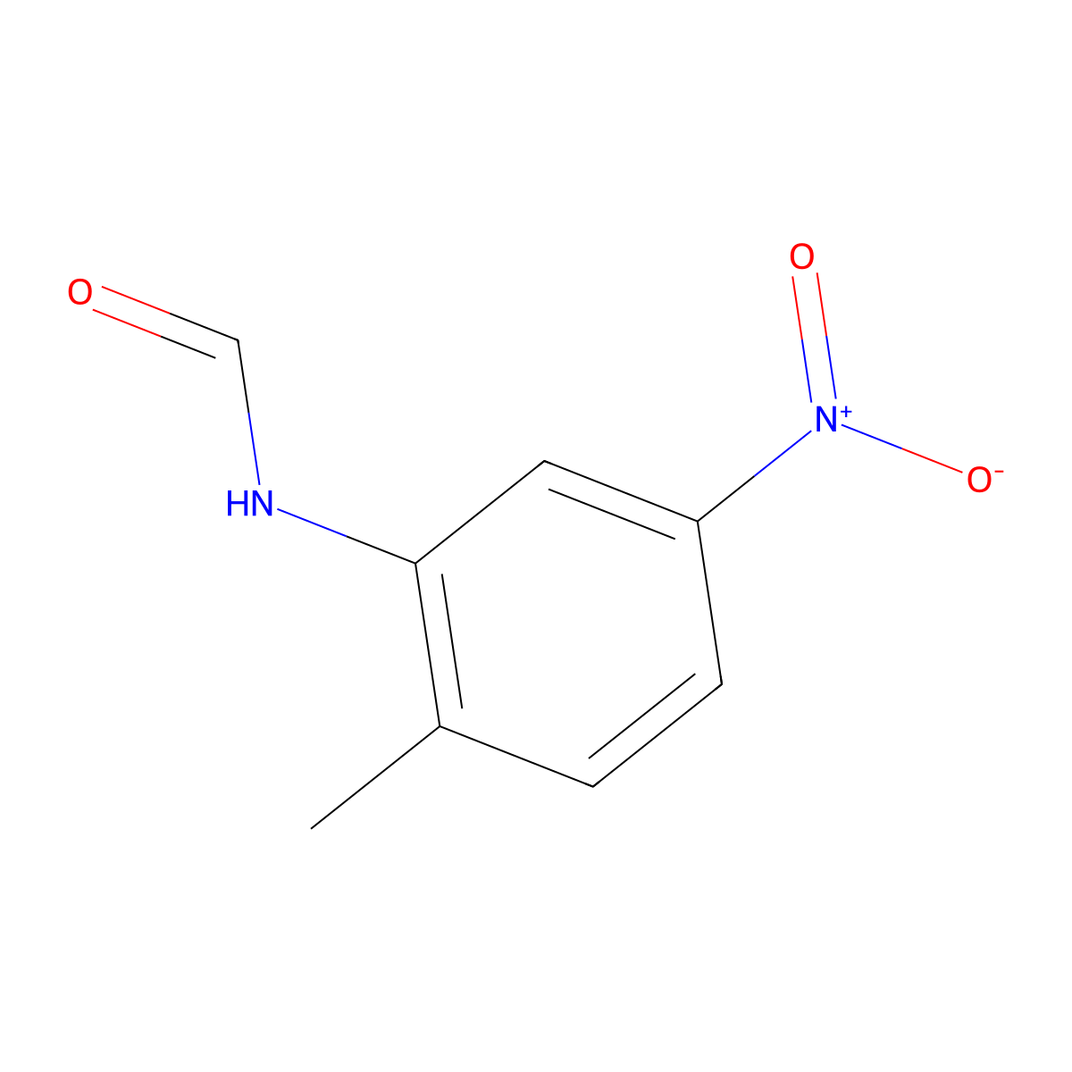 5'-Nitro-O-formotoluidide molecular structure, CAS 77252-56-3