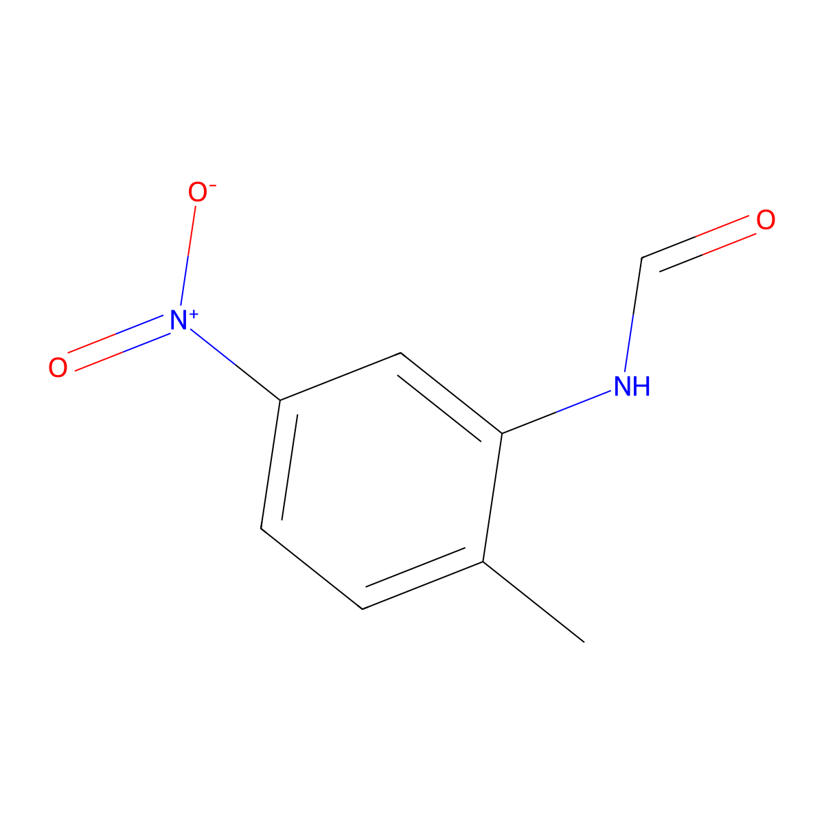 5'-Nitro-O-formotoluidide molecular structure, CAS 77252-56-3